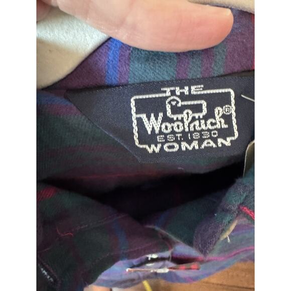 Woolrich Vintage Flannel Button Down Shirt Matching Skirt Sz M/L USA Made NWT - Picture 2 of 13